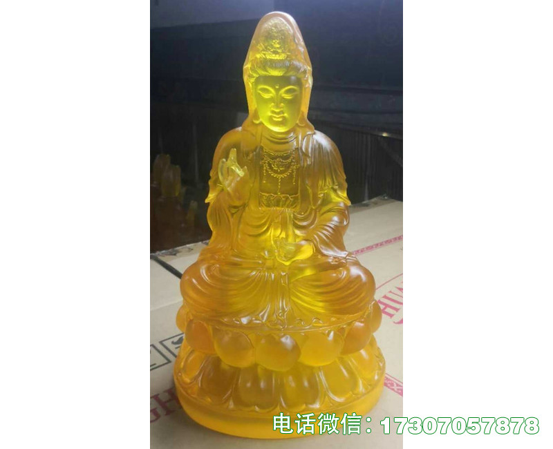 河池玻璃钢树脂小佛像