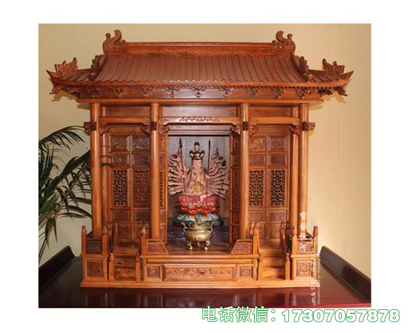 河池供奉佛龛