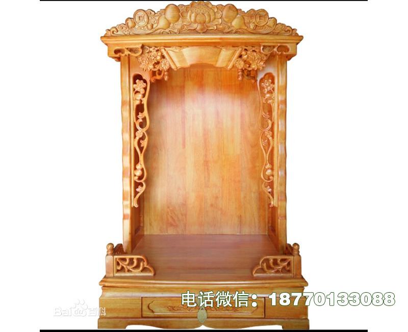 安化县佛龛神龛实木架