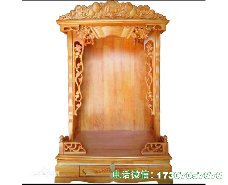 河池佛龛神龛实木架