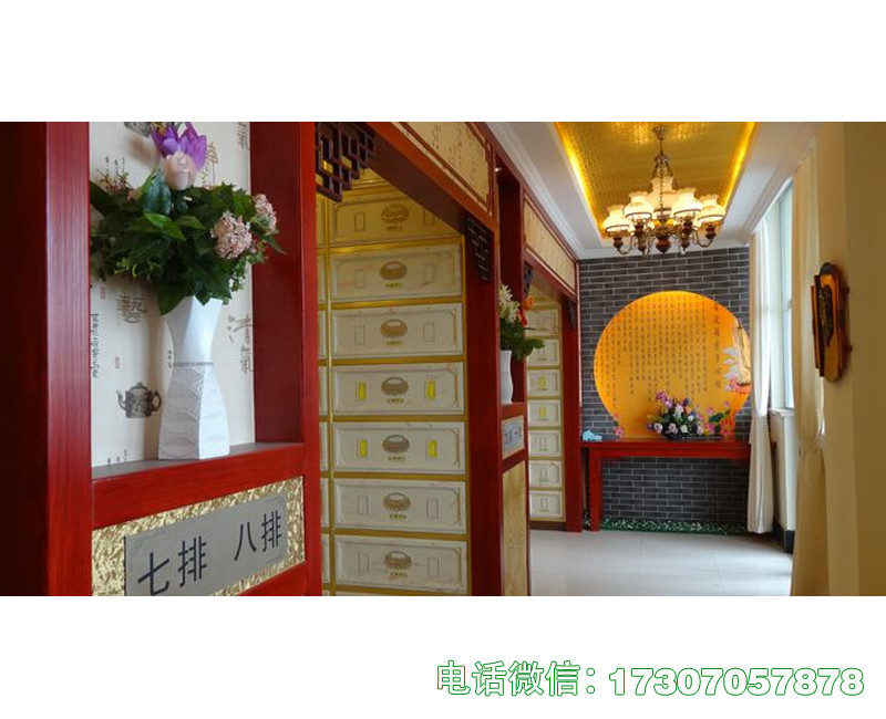 蔡甸村安息堂骨灰架