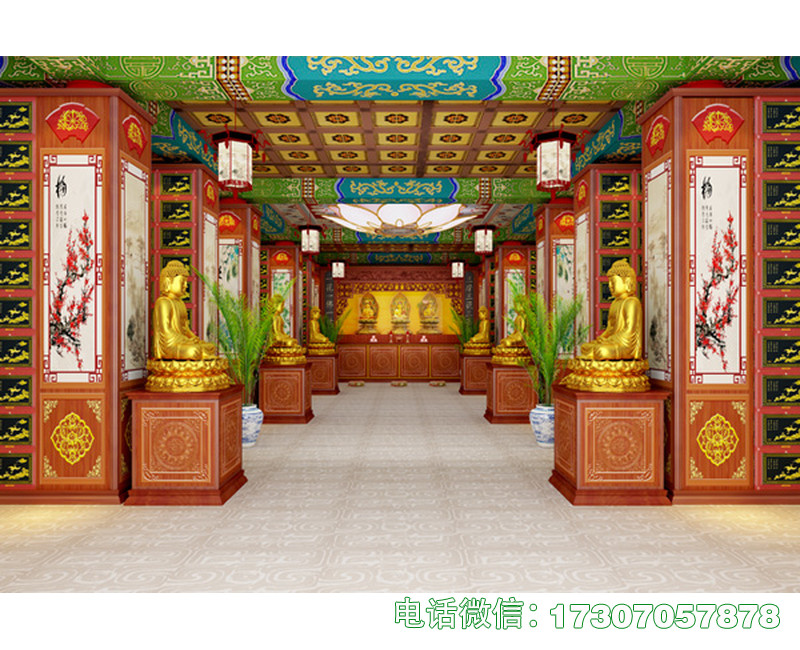 河池寺庙骨灰存放架福位架