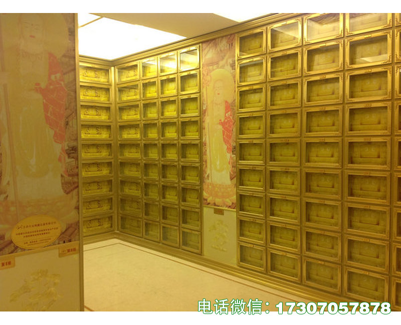 宝兴县宗族祠堂骨灰盒存放架