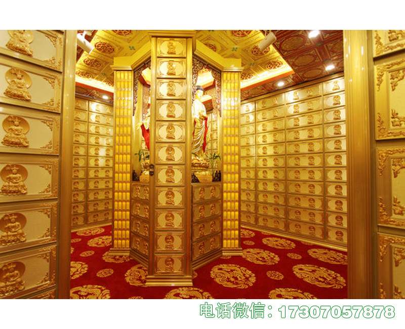 青山定做骨灰盒存放架箱厂家