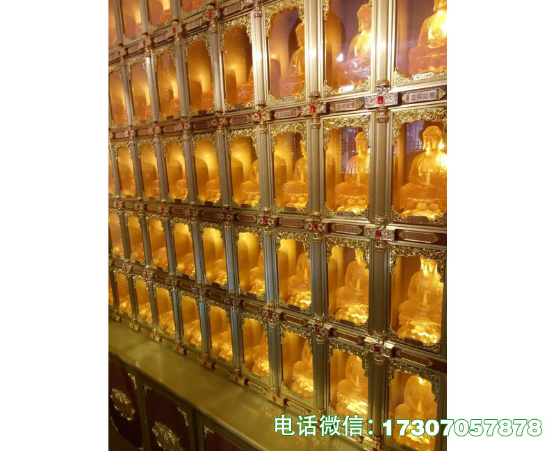黑水县万佛墙供佛