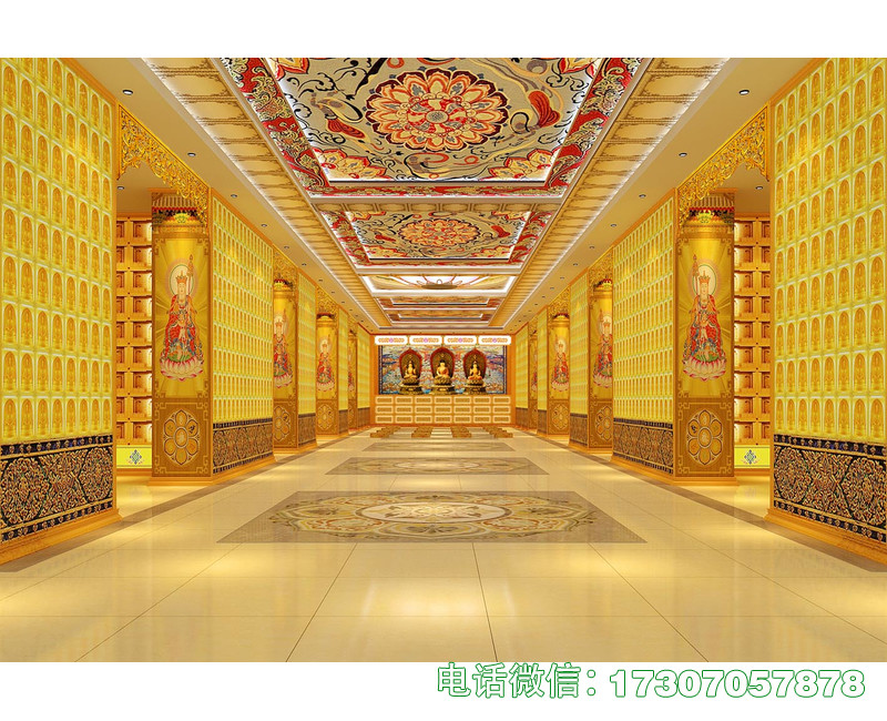 河池寺院千佛墙