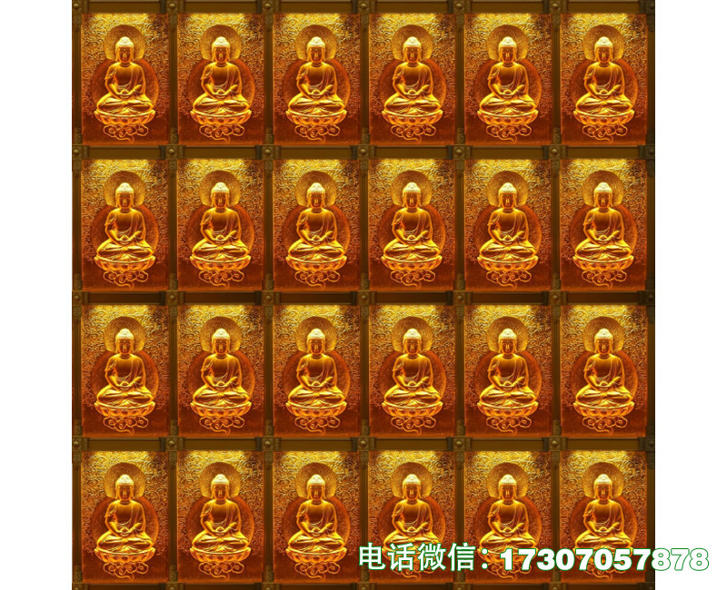 珠海佛龛千佛墙