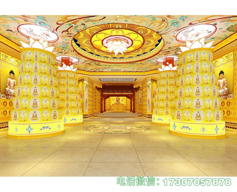 河池寺庙万佛墙