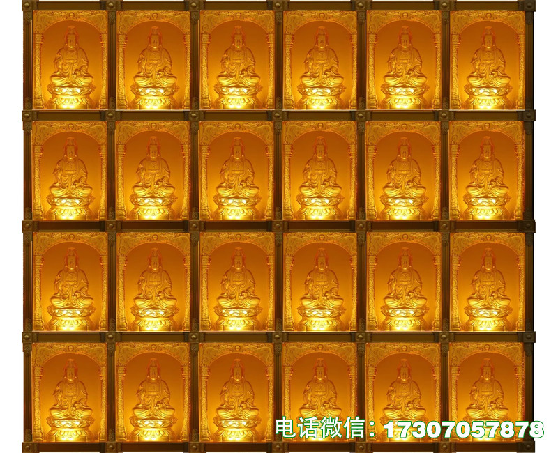 黑水县供养万佛墙
